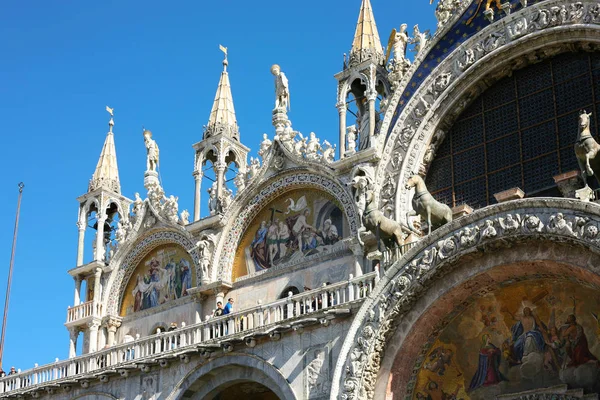 Decoración de la Basílica de San Marcos en Venecia — Foto de Stock