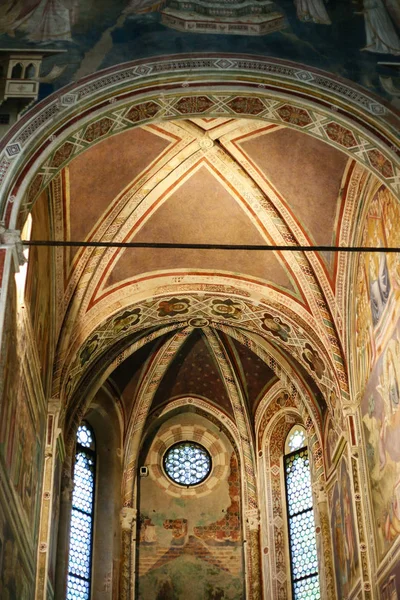 Nave of Scrovegni Chapel in Padua city — Stock Photo, Image