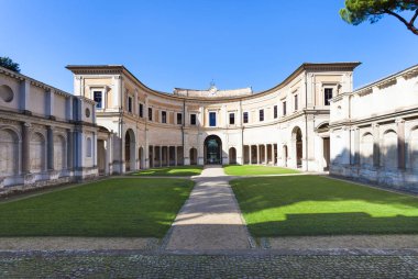 Villa Giulia Roma şehir içinde avlu