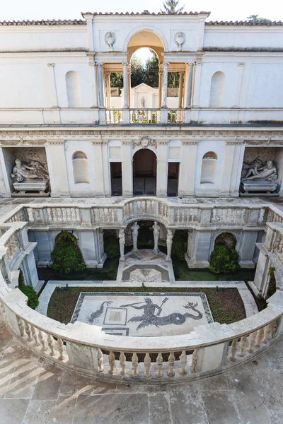 Terrace in Villa Giulia in Rome city — Stock Photo, Image