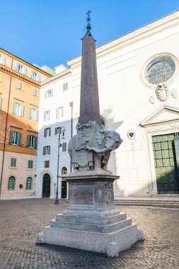 Fil ve Piazza della Minerva, Roma Dikilitaş