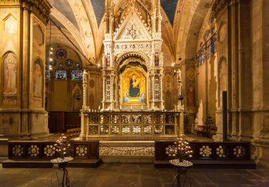 Floransa'da Orsanmichele kilisesinin dekorasyon