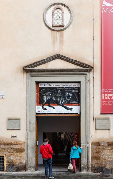 Fachada del Museo Arqueológico Nacional, Florencia —  Fotos de Stock