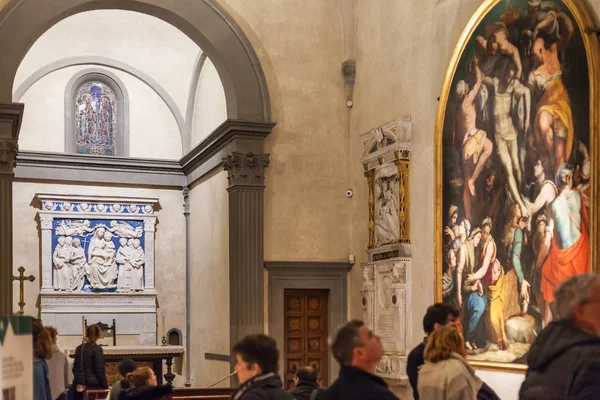 Interiér kaple Basilica di Santa Croce — Stock fotografie