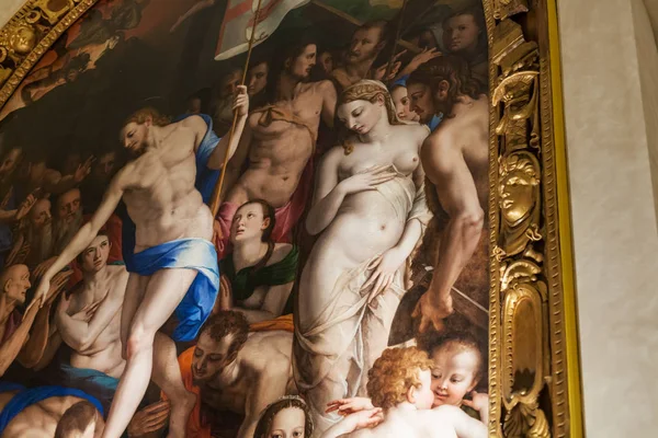 Malerei in der Kapelle der Basilica di Santa Croce — Stockfoto