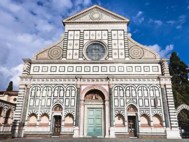 Önden Görünüm kilise Santa Maria Novella di Firenze