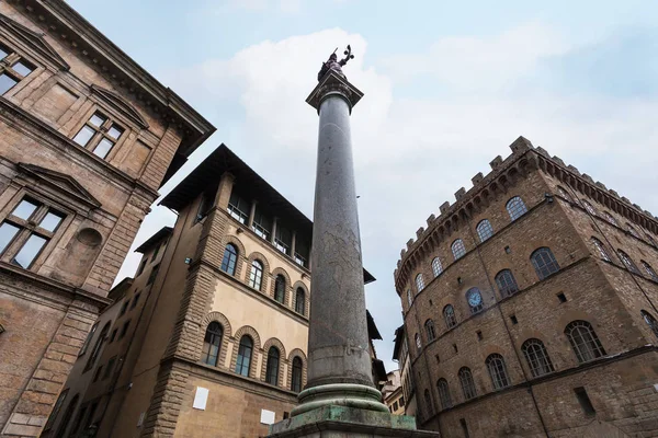 Antiga Coluna Romana de Justiça em Florença — Fotografia de Stock
