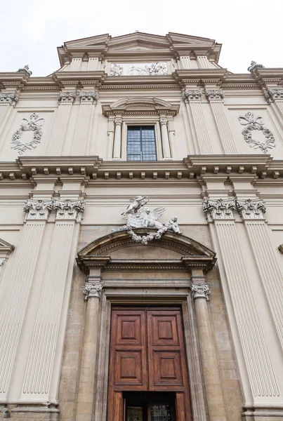 Čelní pohled na kostel San Marco ve Florencii — Stock fotografie