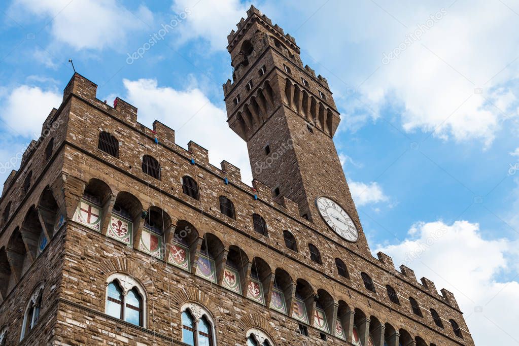 Palazzo Vecchio (Town Hall) in Florence city