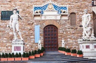 Palazzo Vecchio Müzesi sabah giriş