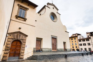 facade of Basilica di Santo Spirito in Florence clipart