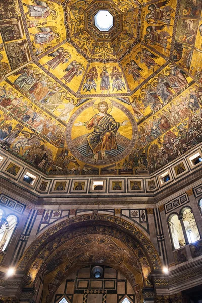 Εσωτερικό της Φλωρεντίας βαπτιστήριο San Giovanni — Φωτογραφία Αρχείου