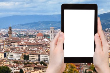 turist fotoğraf Floransa cityscape