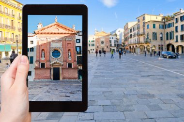 turist fotoğraf kilise Padua City
