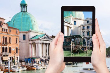 turist kilise San Simeone Piccolo fotoğraf arşivi