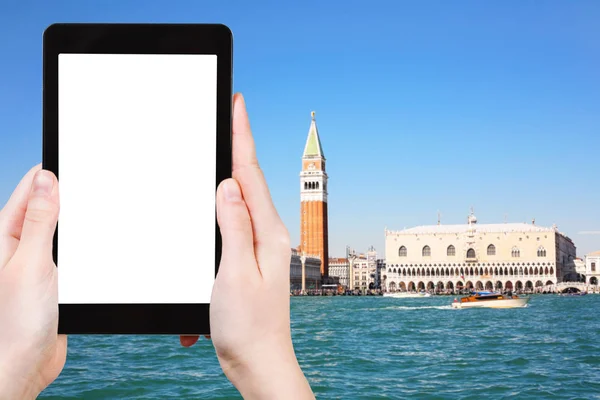 Fotografías turísticas horizonte de Venecia — Foto de Stock