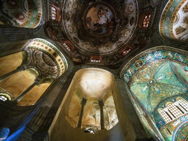 Basilica San Vitale Ravenna şehrinde dekor