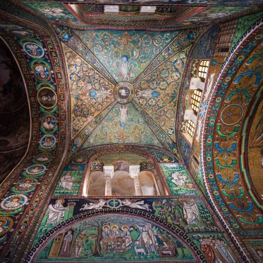 Basilica San Vitale Ravenna şehrinde Kubbe