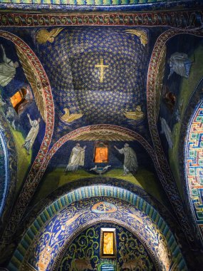 tavan Galla Placidia Türbesi Ravenna