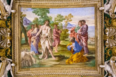 boyalı tavan hall Vatikan Müzesi'nde