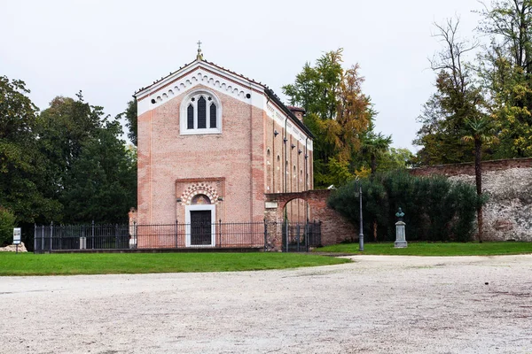 Weergave van Scrovegni kapel in Padua stad — Stockfoto