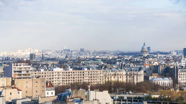 Von oben 5. Arrondissement und Pantheon — Stockfoto