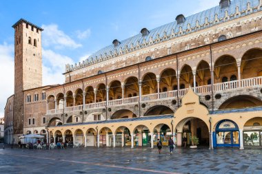 Palazzo della Ragione Padua şehrinde yakın kişi