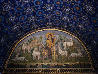 Antik Galla Placidia Türbesi Mozaik