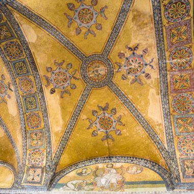 Antik Ayasofya Bazilikası'nın apsis dekor