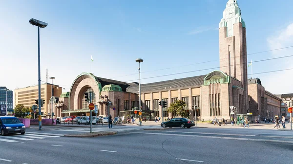 View of Central Railway Station in Helsinki — Stock Photo, Image
