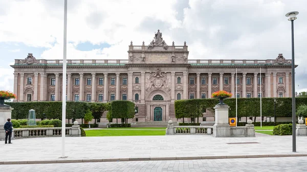 Stockholm şehir bina Riksdag yapı — Stok fotoğraf