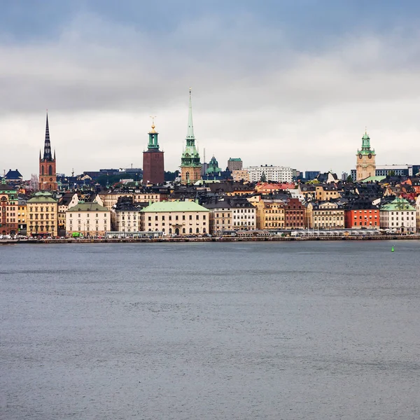 Front view of center of Stockholm city — Stock Photo, Image