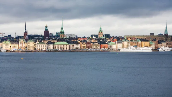 Panorama der stadt stockholm (galma stan) — Stockfoto