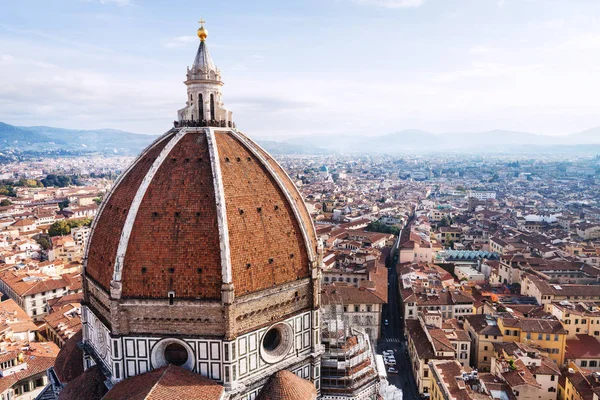 Vista del Duomo y del horizonte de Florencia desde Campanile — Foto de Stock