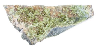 Vesuvianite (Idocrase, Vesuvian) taş parçası