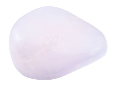 polished pink Petalite (castorite) stone clipart