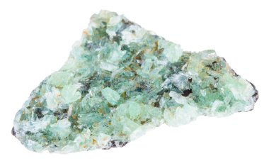 beyaz izole ham anapaite kristalleri