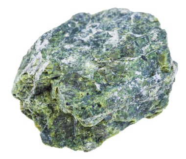 taş izole serpantin numune