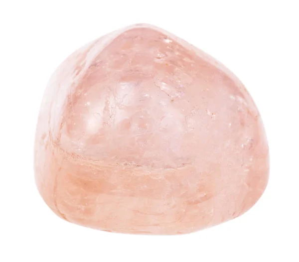 Πέτρα γυαλισμένη morganite (ροζ beryl, vorobyevite) — Φωτογραφία Αρχείου
