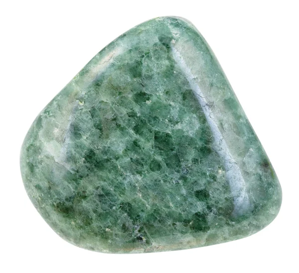 Изолированный зеленый нефритовый камень — стоковое фото