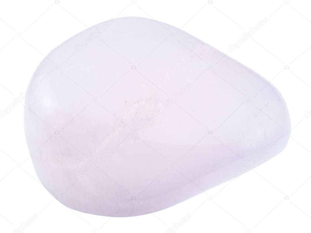 polished pink Petalite (castorite) stone