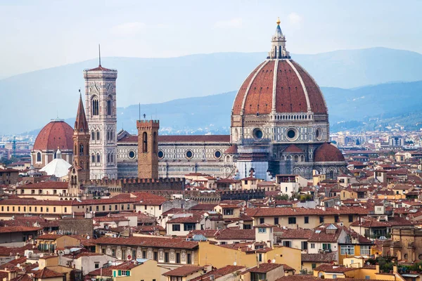 Vista superior de la Catedral de Florencia — Foto de Stock