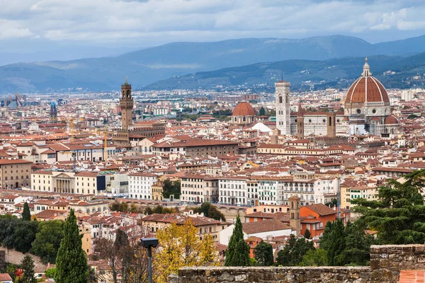 Panorama centra Florencie město na podzim — Stock fotografie