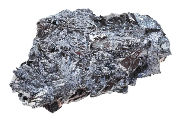 Morceau de pierre hématite (minerai de fer) isolé — Photo