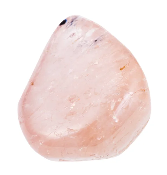 Morganita en tambor (berilo rosa, vorobyevita) piedra — Foto de Stock