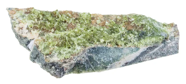 Numune Vesuvianite (Idocrase, Vesuvian) taş — Stok fotoğraf