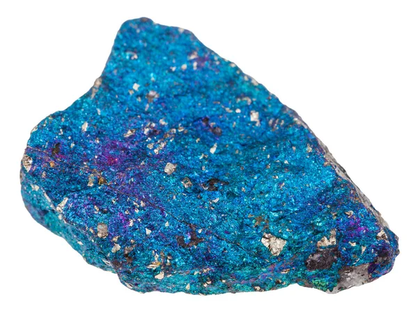 블루 Chalcopyrite 돌 절연의 표본 — 스톡 사진