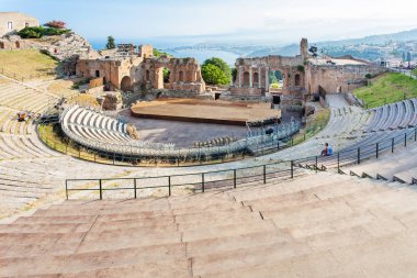 Antik Yunan tiyatro Taormina City