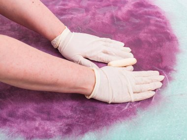 tuhafiyeci lifleri düzendeki net üzerinden lathers
