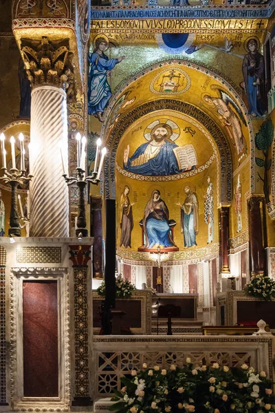 Intérieur de Capella Palantina à Palerme — Photo